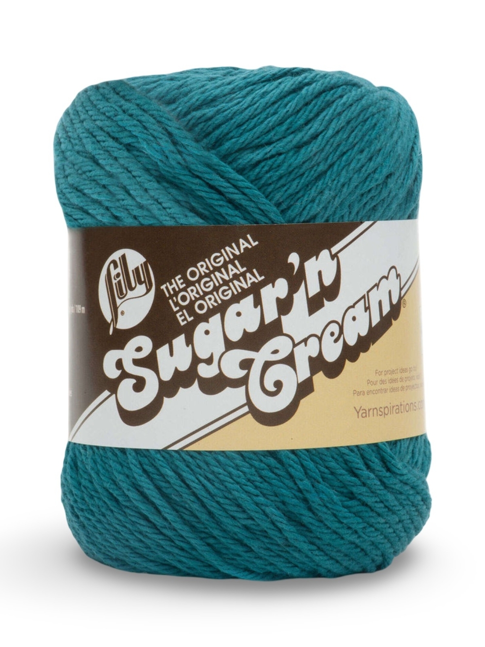 Lily Sugar'n Cream Cotton Yarn — Teal